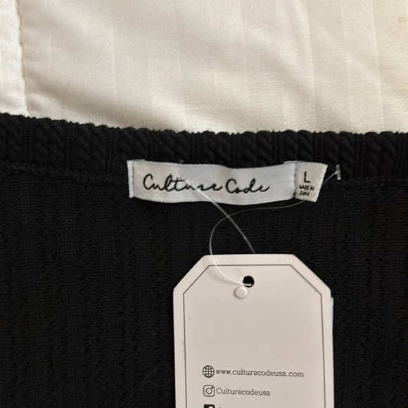 NWT “Culture Code” black hi-lo mermaid scoop neck sleeveless dress - Picture 7 of 7